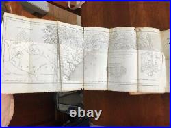 1836 Historical Collections of South Carolina, 2 Vol, Large Folding SC State MAP