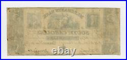 1849 $5 The Merchants' Bank of SOUTH CAROLINA at Cheraw Note