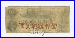 1855 $20 The Bank of Chester Chester, SOUTH CAROLINA Note