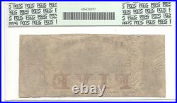 1855 South Carolina $5 Obsolete Bank Note Serial# 219 graded PCGS Fine 15