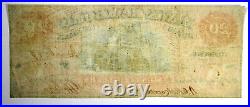 1859 $20 Bank Of Hamburg South Carolina Obsolete Sc Vf! Sn#9721