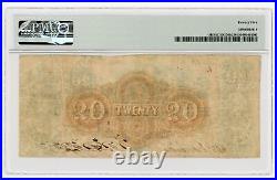 1859 $20 The Bank of Charleston, SOUTH CAROLINA Note PMG VF 25