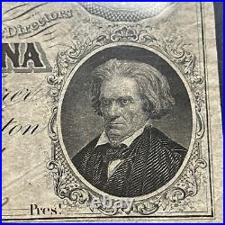 1861 $2 Two Two Dollar South Carolina Bank Note Large Currency CIVIL War Pcgs 35