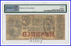 1861 Bank of the State of South Carolina, Charleston $100 Note No. 261 PMG 45