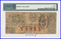 1861 Bank of the State of South Carolina, Charleston $50 Note No. 284 PMG 30