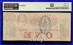 1862 $1 Low Sn 8 South Carolina Bank Note Currency Paper Money CIVIL War Pmg 53