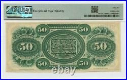 1872 $50 South Carolina Columbia Haxby# OBSSCCR8 PMGGem 66 EPQ