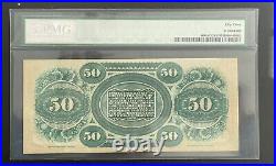 1872 $50 South Carolina Revenue Bond Scrip Pmg Au53