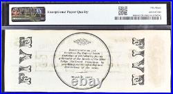1872 $5 (Five Dollars) South Carolina, Columbia PMG 58 EPQ About Unc Banknote