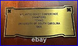 1968 USC South Carolina Gamecocks Atlantic Coast Conference Tennis Champions