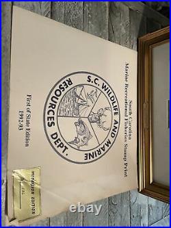 1992-1993 First Of State South Carolina Saltwater Medallion Edition #126/500