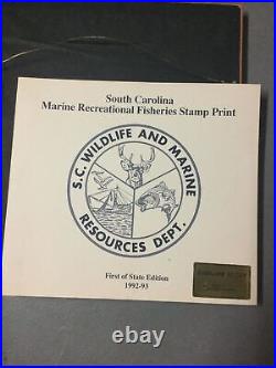 1992-1993 First Of State South Carolina Saltwater Medallion Edition #415/500