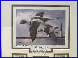 1997 SOUTH CAROLINA State Duck Stamp Print RODNEY HUCKABY GOVERNOR Ed