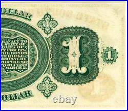 $1 1872 Columbia South Carolina PMG 66 EPQ GEM UNCIRCULATED-WOW RARE