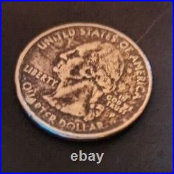 2000 South Carolina quarter P mint mark Die Crack Error