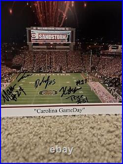 2023 South Carolina Gamecocks Team Autographed Panoramic Williams Brice Stadium