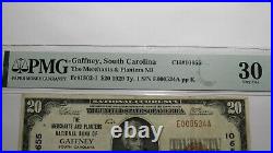 $20 1929 Gaffney South Carolina SC National Currency Bank Note Bill #10655 VF30