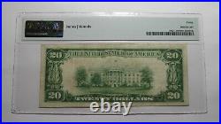 $20 1929 Gaffney South Carolina SC National Currency Bank Note Bill #10655 VF30