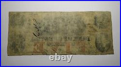 $5 1858 Chester South Carolina SC Obsolete Currency Bank Note Bill Bank of Chest