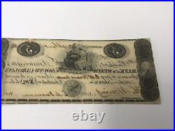 A&O-$5 STATE, Charleston, South Carolina-1861 Civil War Era-Offset Imprint NICE