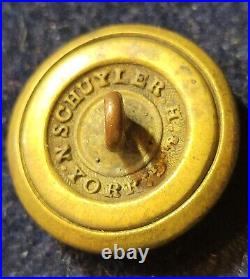 CIVIL War Era Confederate South Carolina State Seal Button Alberts# Sc-13-a4