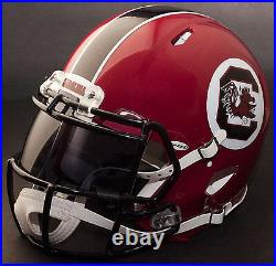 CUSTOM SOUTH CAROLINA GAMECOCKS NCAA Riddell SPEED Replica Football Helmet
