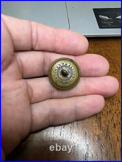 Confederate Civil War South Carolina State Seal Volunteer Militia Coat Button