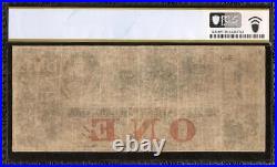 Large 1861 $1 Bill South Carolina Bank Note CIVIL War Paper Money Pcgs 25