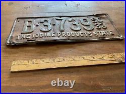 License Plate Vintage 1933 South Carolina Iodine Products State B 3 739 Rustic