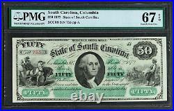 NQC Serial Number 755 1872 $50 State of South Carolina SGU 67 EPQ