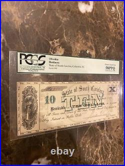 Obsolete Banknote- State of South Carolina, Columbia, SC PCGS 58PPQ