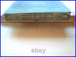 Rare vintage 1848 Geology of South Carolina book information from 175 yrs ago