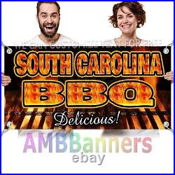 SOUTH CAROLINA BBQ Advertising Vinyl Banner Flag Sign Many Sizes Available USA