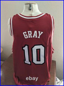 South Cariolina Gamecocks Basketball Garnet Game Jersey Nike #10 Chad Gray Sz 54