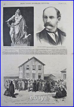 South Carolina Black state legislators violence military 1876 Leslie's nwsppr