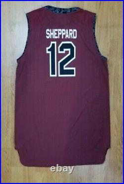 South Carolina Gamecocks #12 Basketball Jersey Shamiek Sheppard 2014