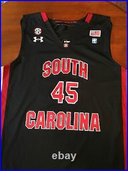 South Carolina Gamecocks #45 Authentic Basketball Jersey Carlton Geathers USC