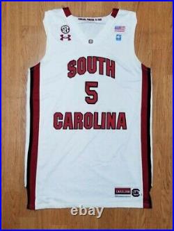 South Carolina Gamecocks #5 Basketball Jersey Eric Smith 2011