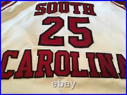 South Carolina Gamecocks Authentic Basketball Jersey Nike USC #25