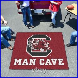 South Carolina Gamecocks Man Cave 5' X 6' Tailgater Area Rug Floor Mat