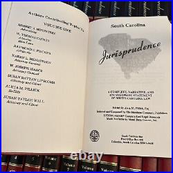 South Carolina Jurisprudence book lot of 31 South Carolina Bar Legal Education