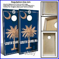 South Carolina State Flag 2.0 Cornhole Board Set