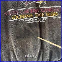 Vintage Gator Bowl Mens Large Sweatshirt South Carlina Gamecocks LSU Tigers 1987